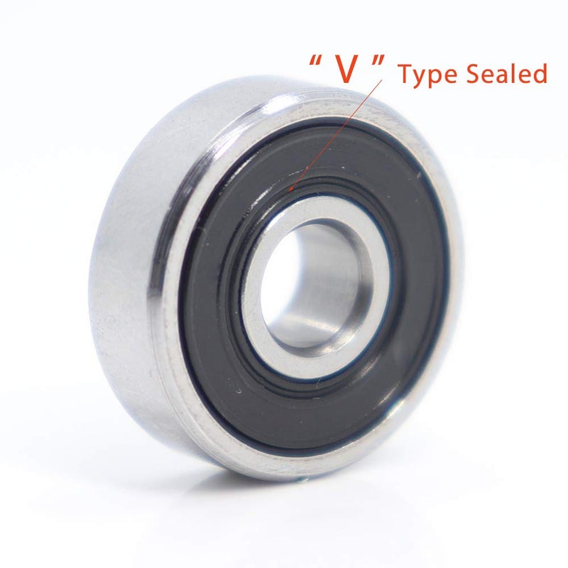 FUSHIBEARING 625-2RS Bearing 5x16x5mm Double Rubber Sealed Miniature Ball Bearings 625RS for VORON Mobius 2/3 3D Printer (Pick of 10Pcs) - Image 4